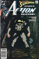 Action Comics #644 featuring Superman Perez Art News Stand Variant VF-