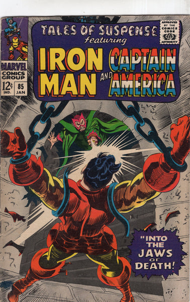 Tales Of Suspense #85 Iron Man & Captain America The Mandarin! Silver Age Key FN
