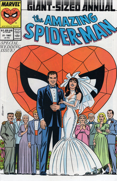 Amazing Spider-Man Annual #21 Special Wedding Issue Peter Parker Variant VF