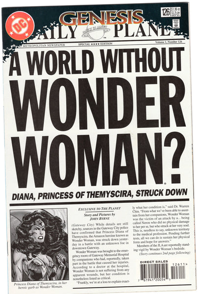 Wonder Woman #126 World Without A Wonder Woman! NM