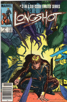 Longshot #3 Art Adams Miniseries News Stand Variant VG