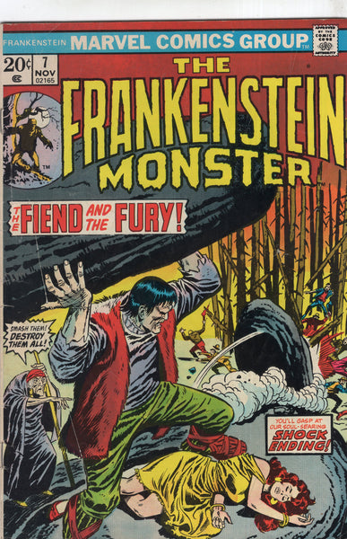 Frankenstein Monster #7 Dracula Lives! Bronze Age VG
