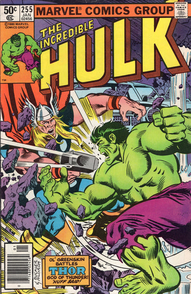 Incredible Hulk #255 Battle Issue VS Thor FN