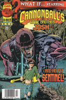 What If...? #92 Staring Cannonball's Little Brother Josh And His Pet Sentinel HTF News Stand Variant VFNM