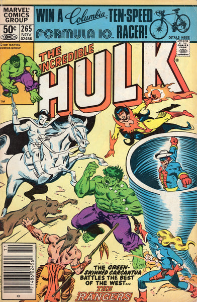 Incredible Hulk #265 News Stand Variant VG