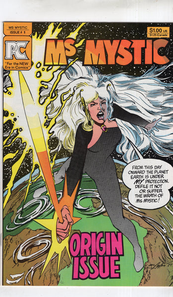 Ms Mystic #1 Neal Adams HTF Pacific Comics Origin Issue! FVF