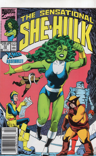 Sensational She-Hulk #12 "X-Men Assemble" News Stand Variant FN
