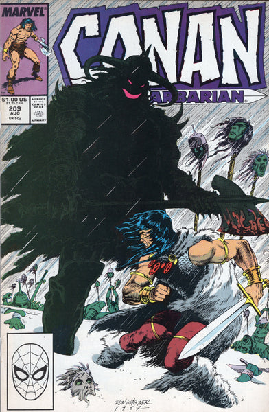 Conan The Barbarian #209 The Dark Horse! VF