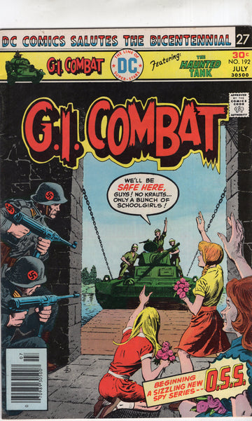 G.I. Combat #192 The Haunted Tank! Bronze Age VG