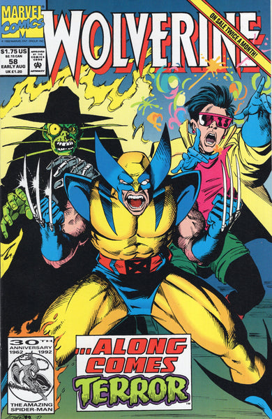 Wolverine #58 "Along Comes Terror" VFNM