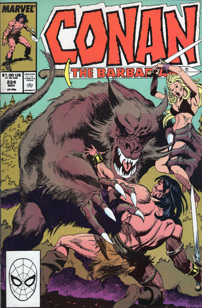 Conan The Barbarian #224 He Who Hungers! VF