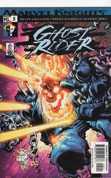 Ghost Rider Vol 3 #5 Marvel Knights Kaniuga Art VF