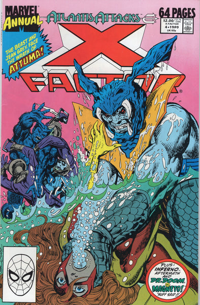 X-Factor Annual #4 Atlantis Attacks Byrne Simonson VF