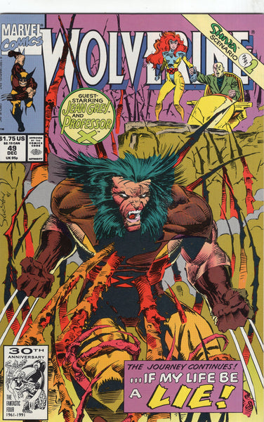 Wolverine #49 "If My Life Be A Lie!" Silvestri Art VF
