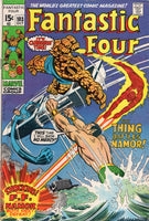 Fantastic Four #103 The Thing Battles Namor (& Magneto) Romita Art Bronze Age VG