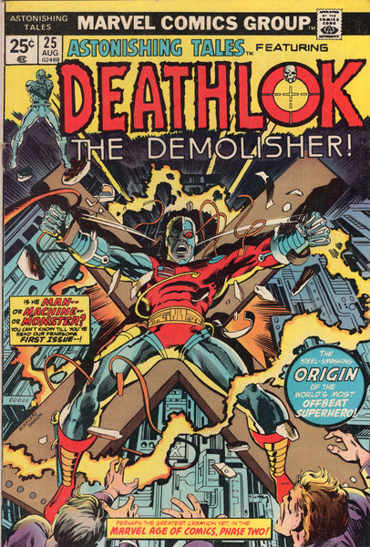 Astonishing Tales #25 First Deathlok The Demolisher First Perez Art Bronze Age Key VGFN