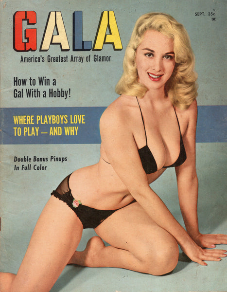 Gala Magazine America's Greatest Array Of Glamour! Vintage Girlie Mag from the 1950s VGFN