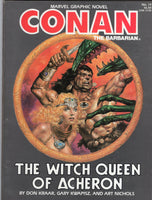 Marvel Graphic Novel #19 Conan The Witch Queen Of Acheron HTF VG