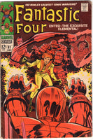 Fantastic Four #81 Here Comes The Wingless Wizard! Silver Age Kirby VG