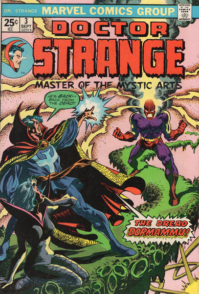 Doctor Strange #3 The Dread Dormammu Returns! Bronze Age Key Brunner Art FN