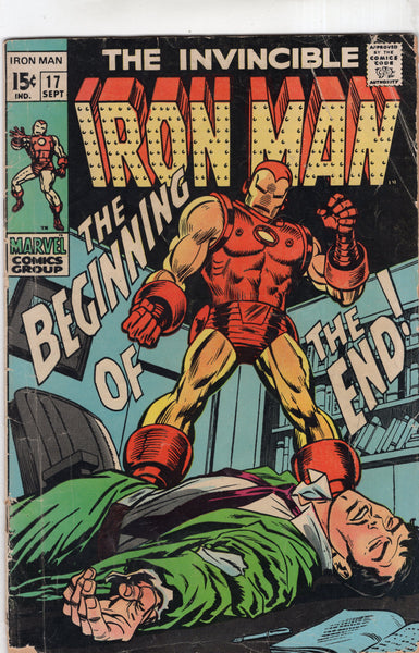 Iron Man #17 The Beginning Of The End! Silver Age GVG