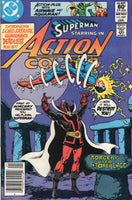 Action  Comics #527 First Lord Satanis! Perez Art!! Newsstand Variant!!! FN