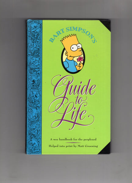 Bart Simpsons Guide To Life Wee Handbook Hardcover Bongo Entertainment VFNM