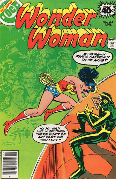 Wonder Woman #254 The Angler Strikes FVF Bronze Age