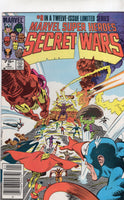 Marvel Super Heroes Secret Wars #9 News Stand Variant Black Suit Spidey! VF-