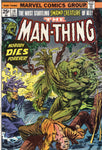 Man-Thing #10 Nobody Dies Forever! Ploog Art Bronze Age Horror VGFN