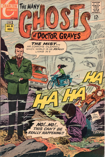 Man Ghosts Of Doctor Graves #8 Silver Age Charlton Horror VGFN