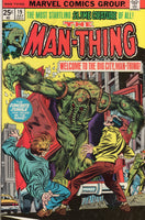 Man-Thing #19 Welcome To The Big City! Bronze Age Horror VG