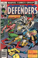Defenders #47 Moon Knight & Wonder Man Appear Bronze Age VF