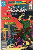 Weird War Tales #115 The Creature Commandos! News Stand Variant VGFN