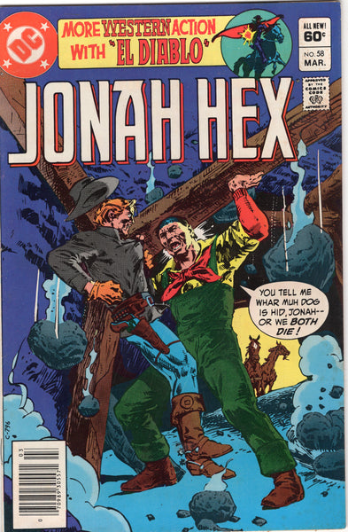 Jonah Hex #58 Give Him Back His Dog... News Stand Variant FVF