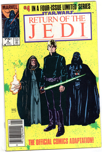 Star Wars Return Of The Jedi #4 Official Comics Adaptation News Stand Variant FVF