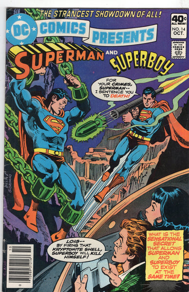 DC Comics Presents #14 Superman And Superboy! Bronze Age VG
