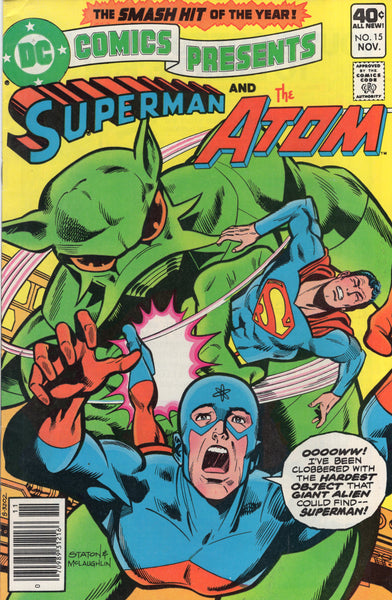 DC Comics Presents #15 Superman And The Atom! Bronze Age VGFN
