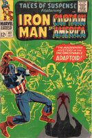 Tales Of Suspense #82 Iron Man & Captain America The Inconceivable Adaptoid Silver Age GD