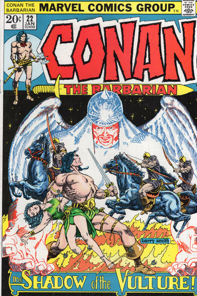 Conan The Barbarian #22 The Shadow Of The Vulture! Bronze Age Barry Smith Classic FVF