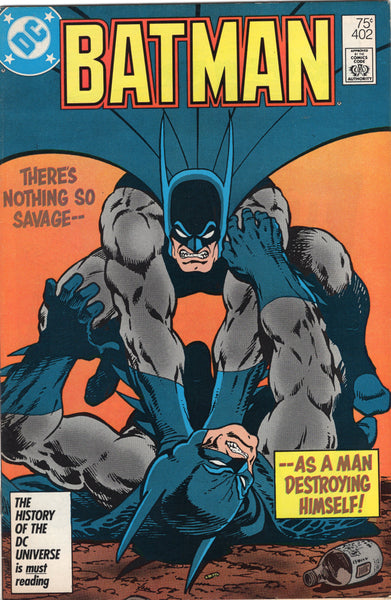 Batman #402 A Man Destroying Himself FVF