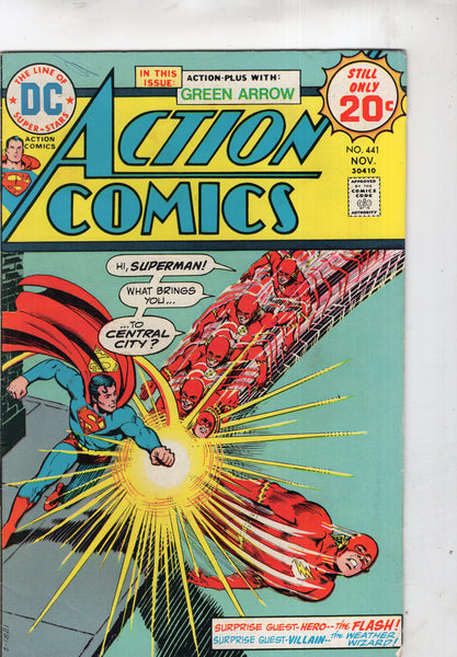 Action Comics #441 Superman & Flash! Bronze Age VG+