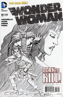 Wonder Woman #17 New 52 Series 1:25 Black & White Cover Variant VFNM