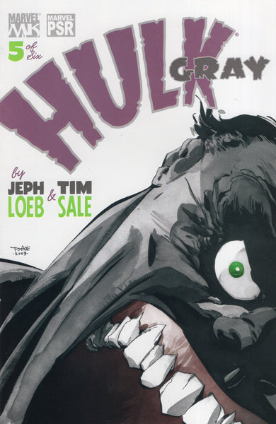 Hulk: Gray #5 "E Is For Elephant" Loeb & Sale NM-