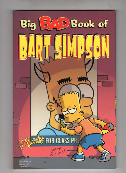 Big Bad Book Of Bart Simpson Trade Paperback First Edition Bongo Entertainment