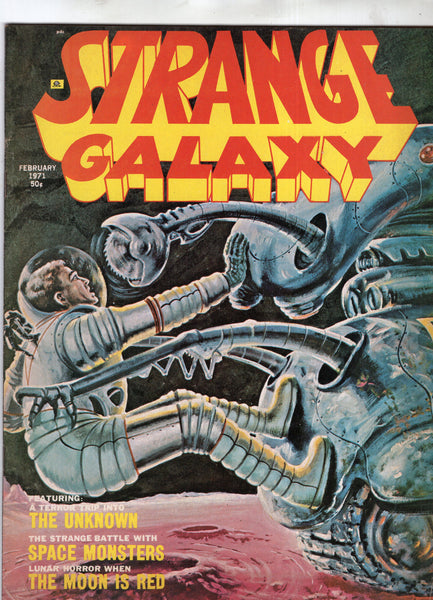 Strange Galaxy Magazine #8 Eerie Publications HTF Bronze Age Sci-Fi Horror FVF