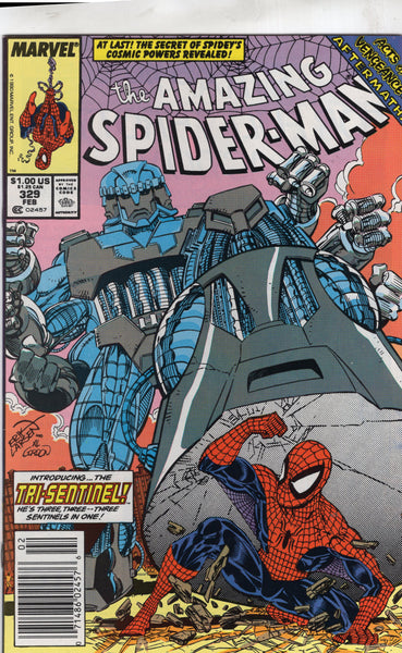 Amazing Spider-Man #329 News Stand Variant VF