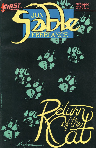 Jon Sable Freelance #16 Return Of The Cat! Mike Grell FN