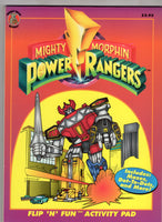 Mighty Morphin Power Rangers Flip 'N Fun Activity Pad (#2) Vintage 1994 Unused VF