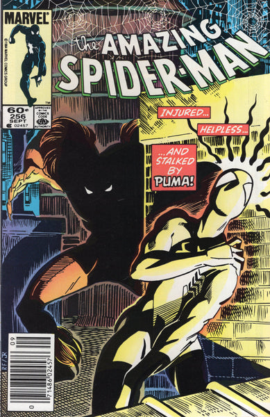 Amazing Spider-Man #256 1st Puma News Stand Variant FVF